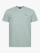 GREEN COTTON T-SHIRT SHORT SLEEVE REGULAR FIT MR. BLUE