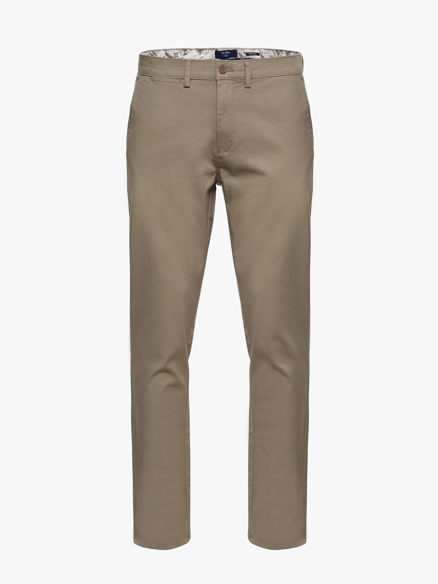 GREEN COTTON TROUSERS REGULAR FIT MR. BLUE