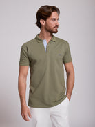 GREEN POLO SHORT SLEEVE REGULAR FIT MR. BLUE