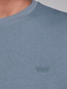 GREEN COTTON T-SHIRT SHORT SLEEVE REGULAR FIT MR. BLUE