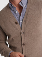 BEIGE WOOL PULLOVER LONG SLEEVE REGULAR FIT MR. BLUE