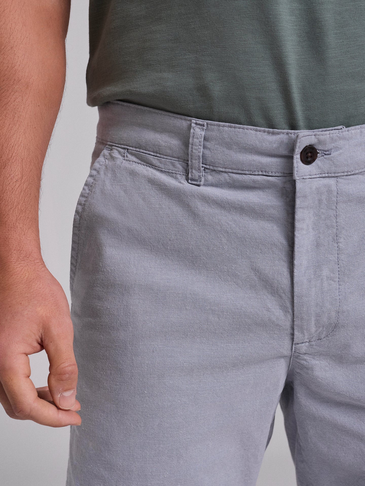 BLUE COTTON BERMUDA REGULAR FIT MR. BLUE