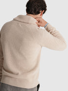 BEIGE WOOL PULLOVER LONG SLEEVE REGULAR FIT MR. BLUE
