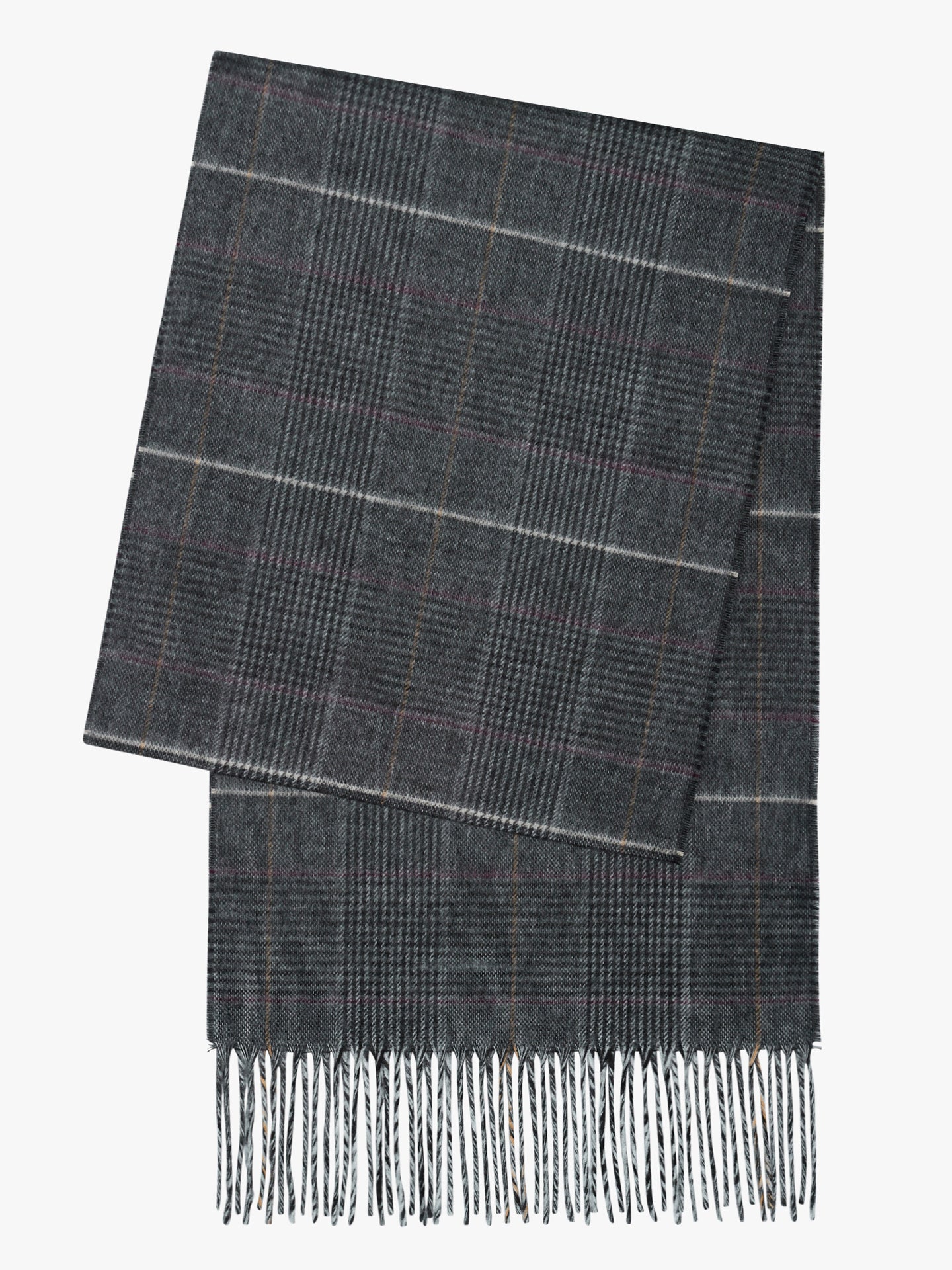 GRAY SCARF MR. BLUE
