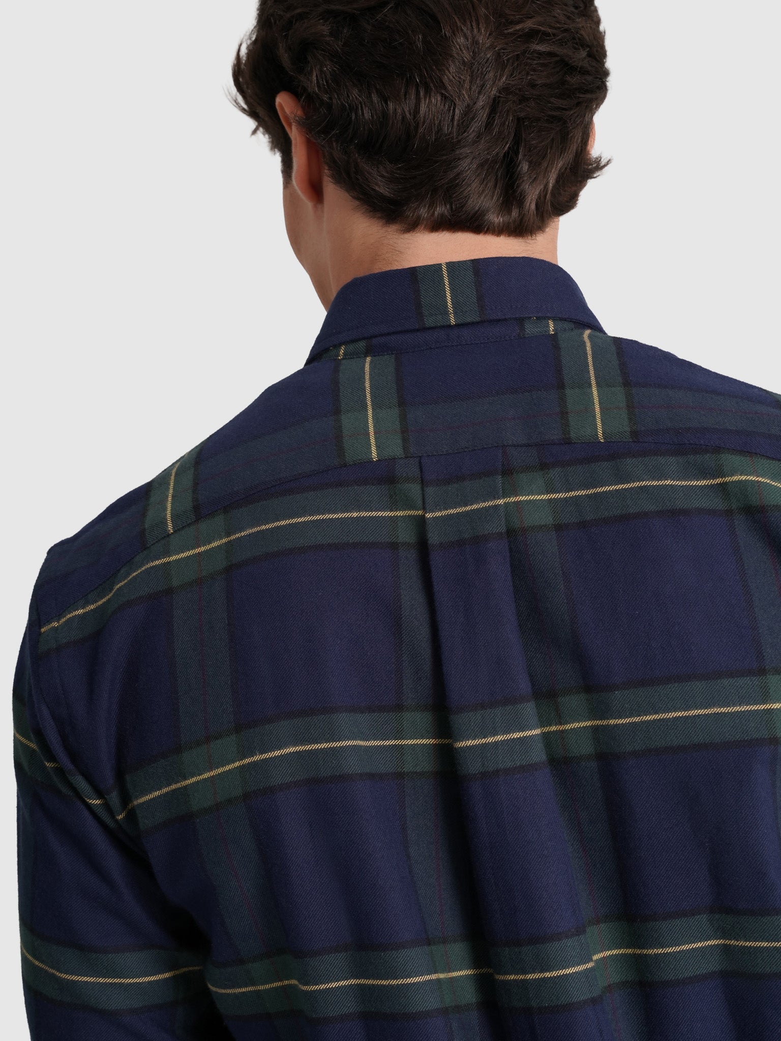 CAMISA ALGODÓN AZUL MANGA LARGA REGULAR FIT MR. AZUL