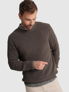 GREEN COTTON PULLOVER LONG SLEEVE REGULAR FIT MR. BLUE