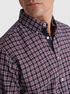 CAMISA ALGODÓN AZUL MANGA LARGA REGULAR FIT MR. AZUL