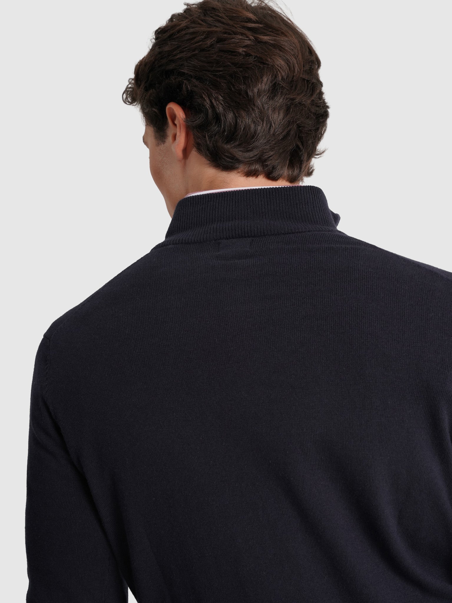 BLUE CASHMERE PULLOVER LONG SLEEVE REGULAR FIT MR. BLUE
