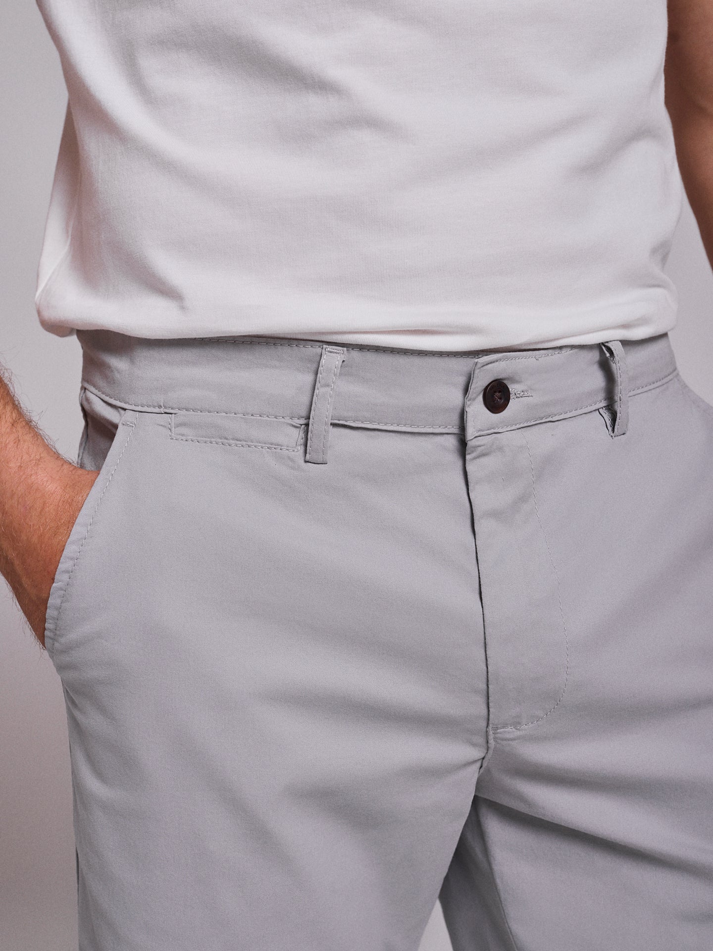 GRAY COTTON BERMUDA REGULAR FIT MR. BLUE