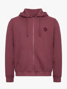 PURPLE COTTON HOODIE LONG SLEEVE REGULAR FIT MR. BLUE