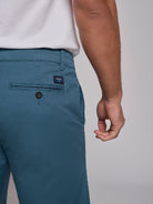 GREEN COTTON BERMUDA REGULAR FIT MR. BLUE