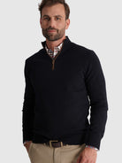 BLUE WOOL PULLOVER LONG SLEEVE REGULAR FIT MR. BLUE