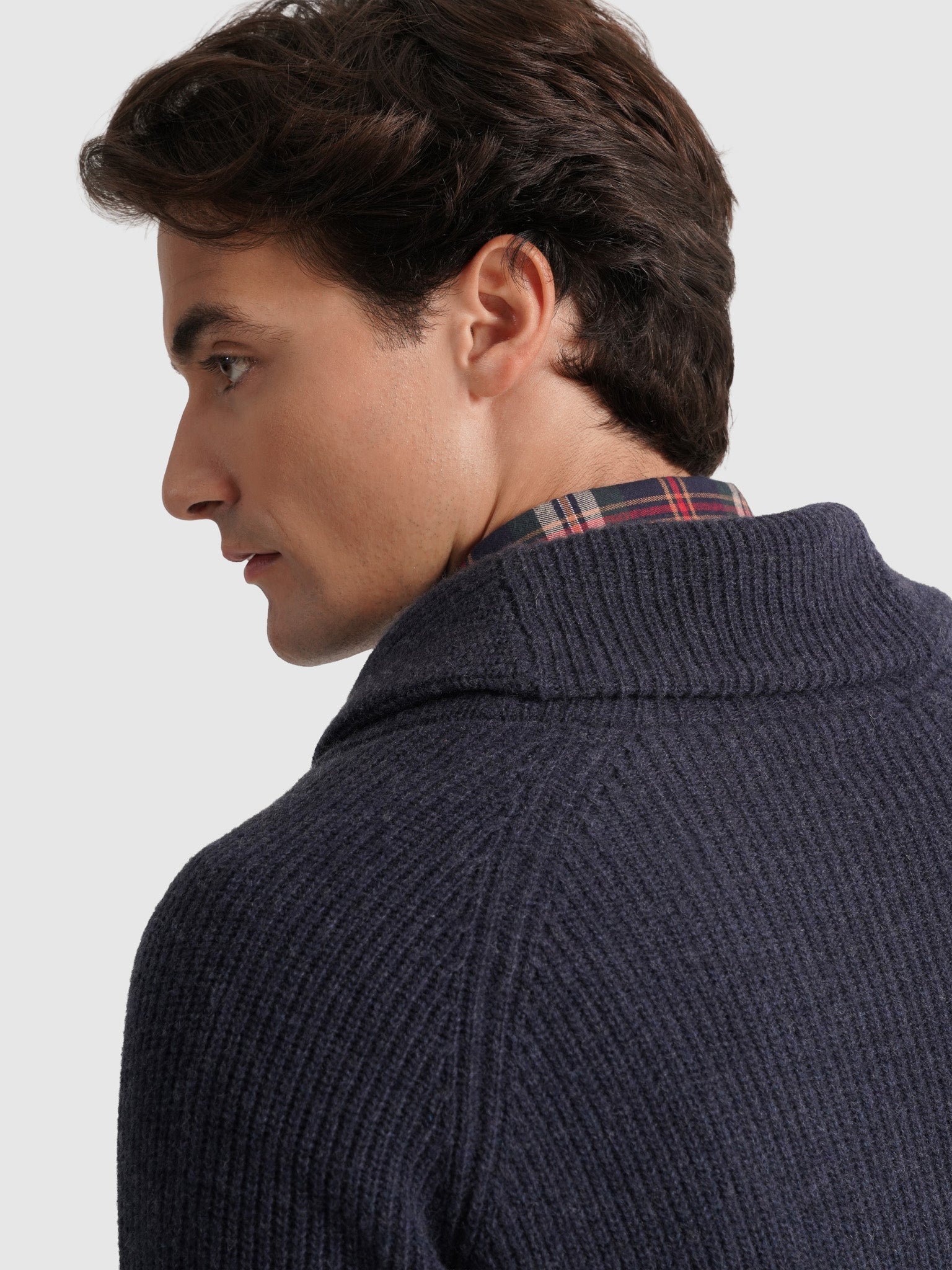 BLUE WOOL PULLOVER LONG SLEEVE REGULAR FIT MR. BLUE
