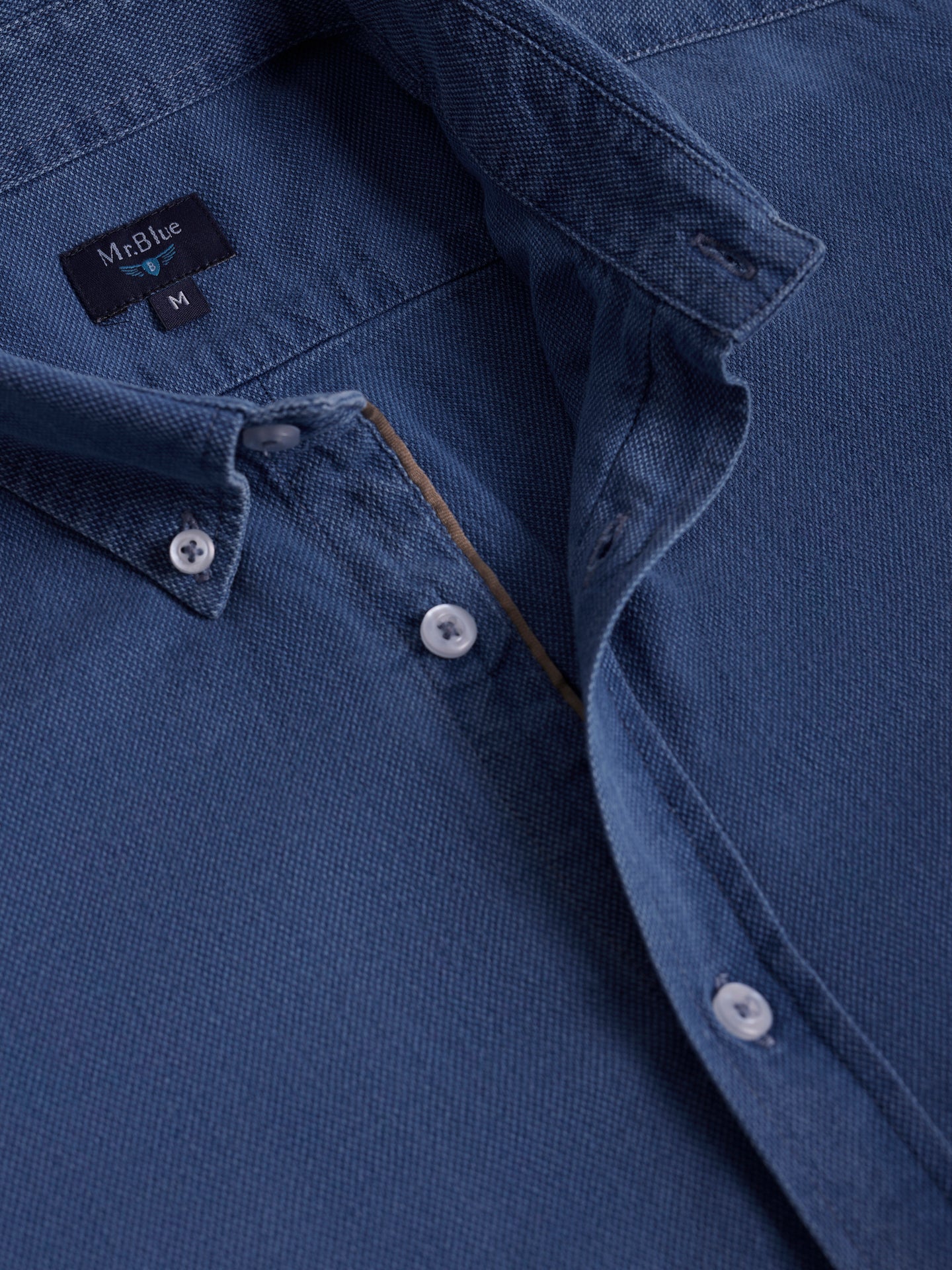 CAMISA MR AZUL REGULAR FIT. AZUL
