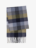 GRAY SCARF MR. BLUE