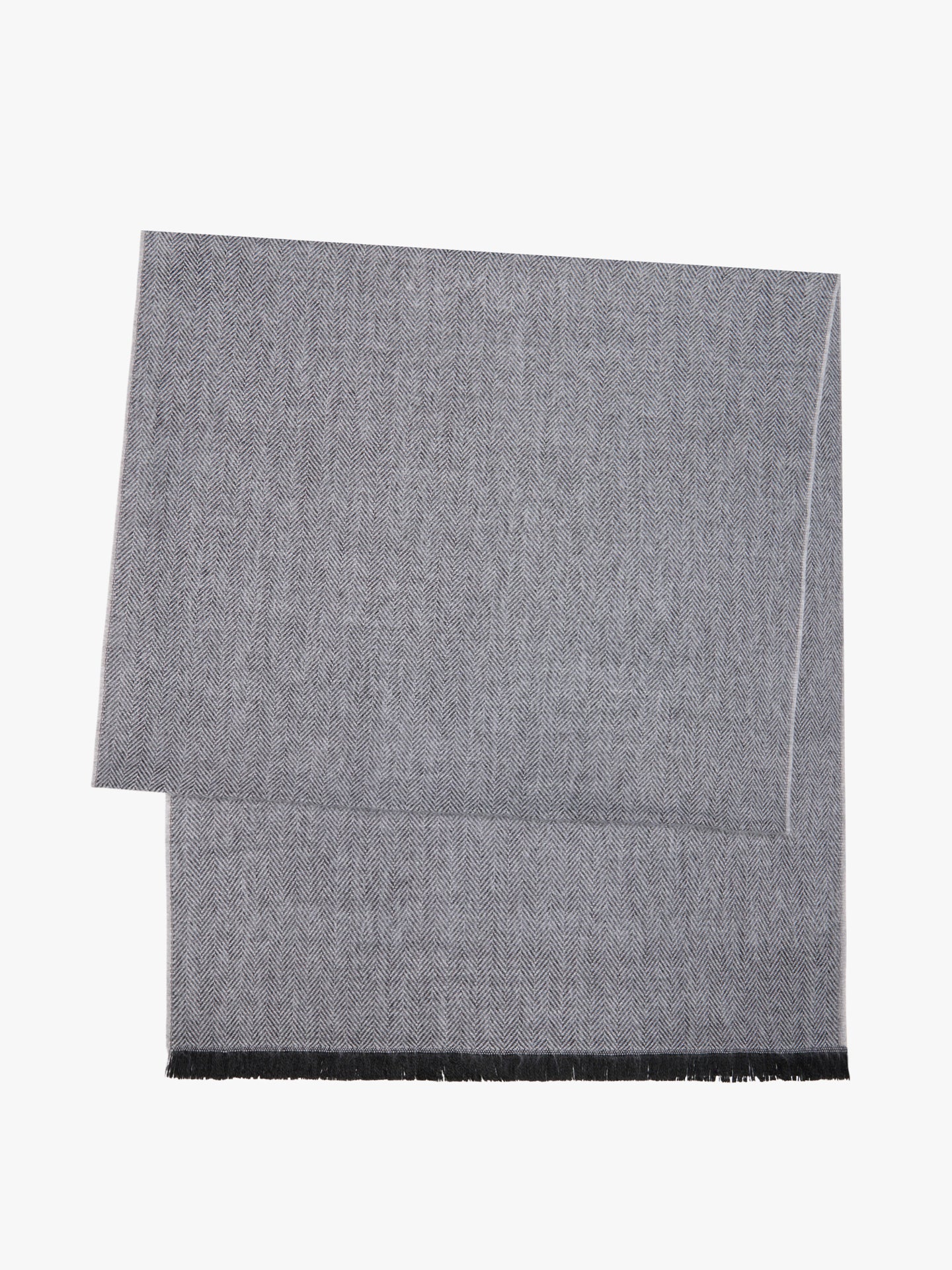 GRAY SCARF MR. BLUE