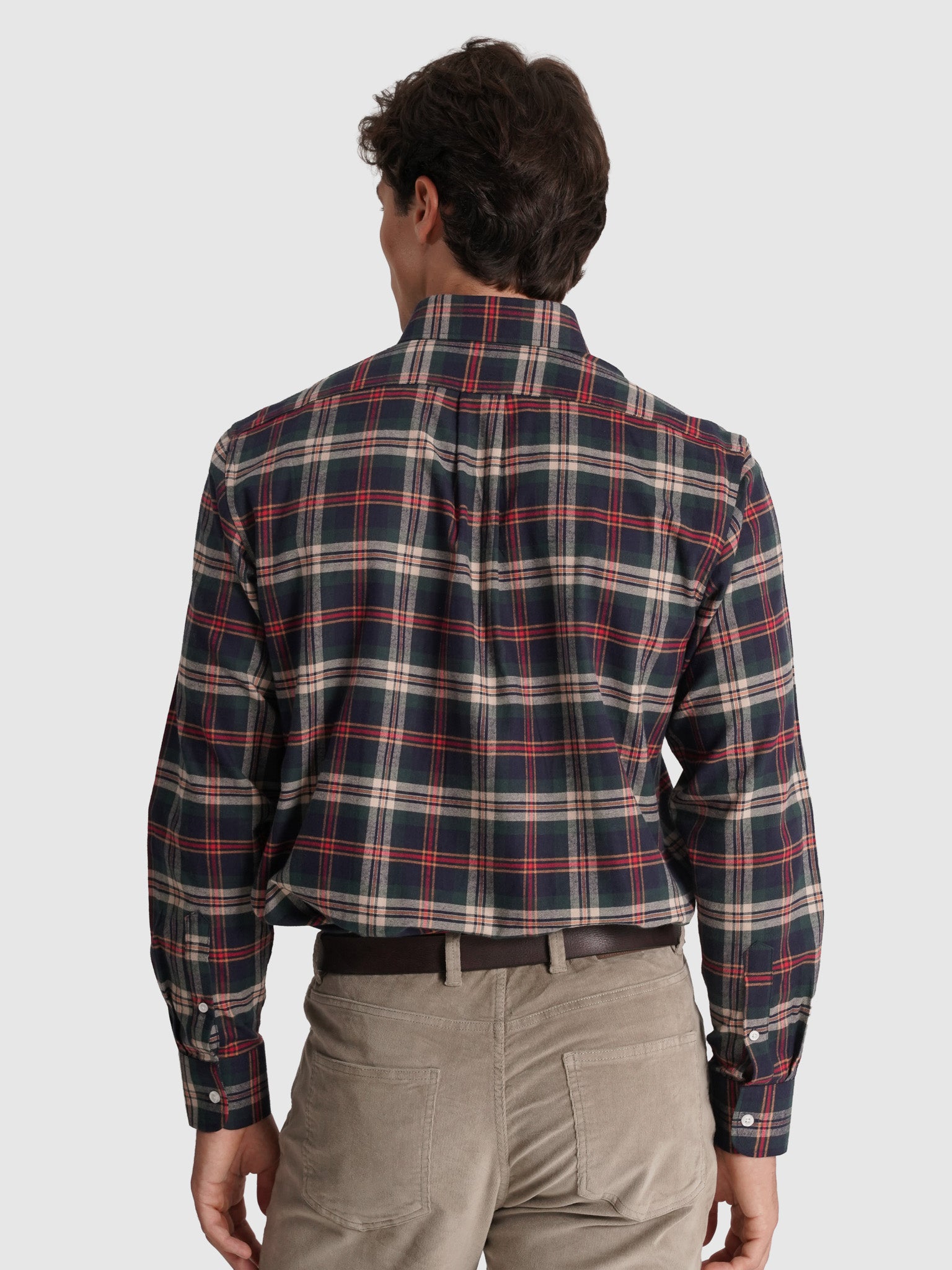 BLUE FLANNEL SHIRT LONG SLEEVE REGULAR FIT MR. BLUE
