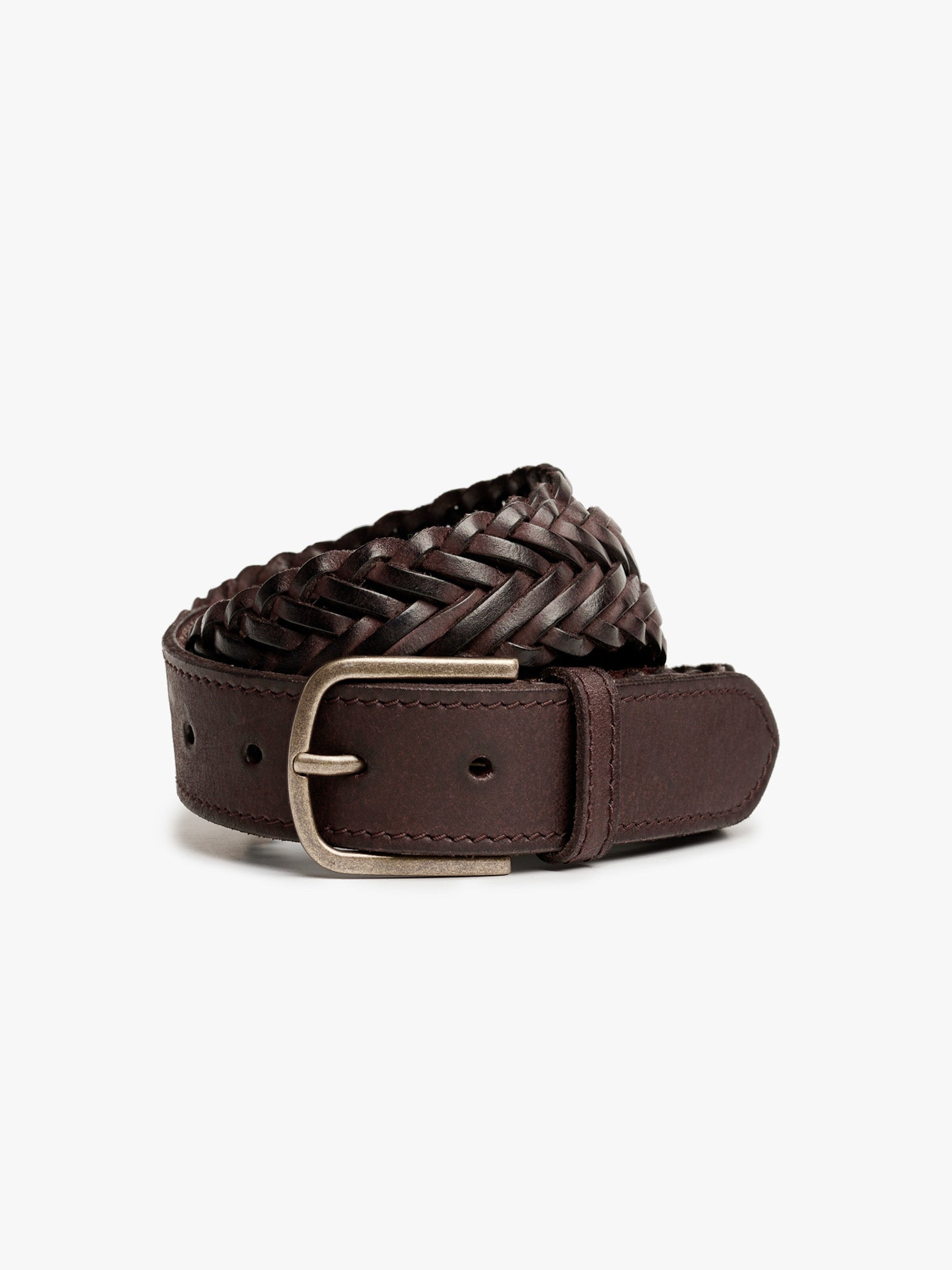 CINTO CASTANHO REGULAR FIT MR. BLUE