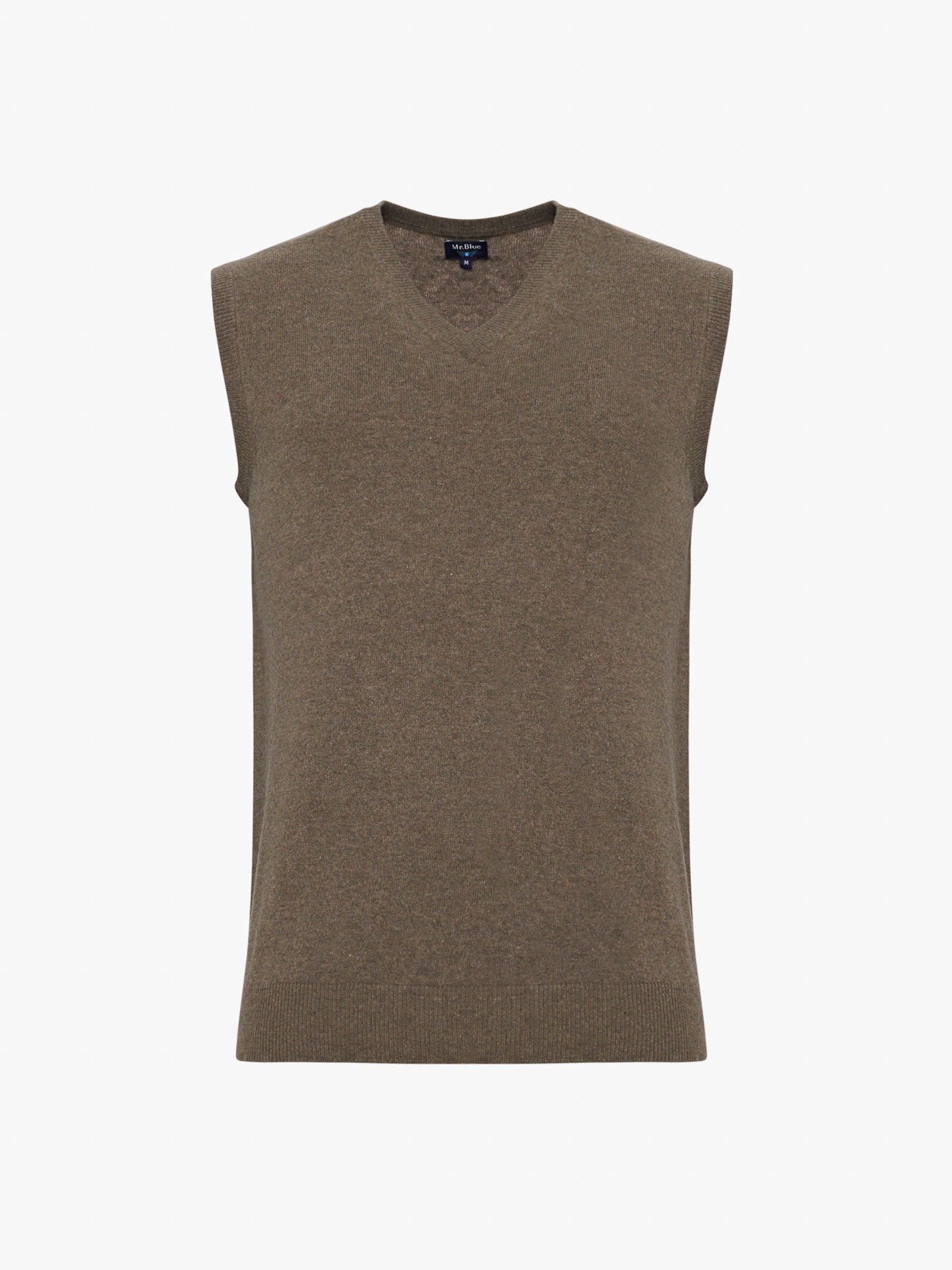 GREEN WOOL PULLOVER SHORT SLEEVE REGULAR FIT MR. BLUE