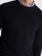 BLUE COTTON PULLOVER LONG SLEEVE REGULAR FIT MR. BLUE
