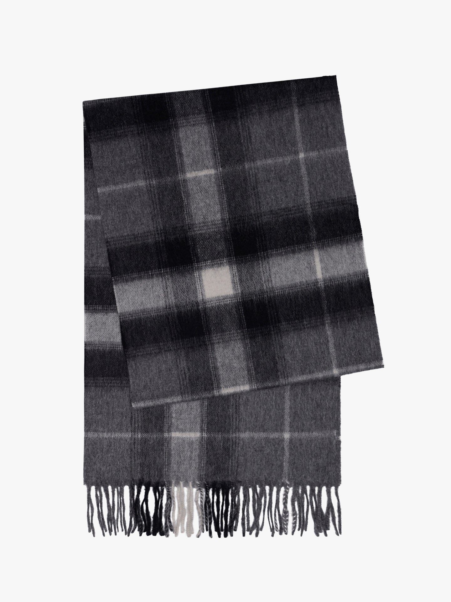 GRAY SCARF MR. BLUE