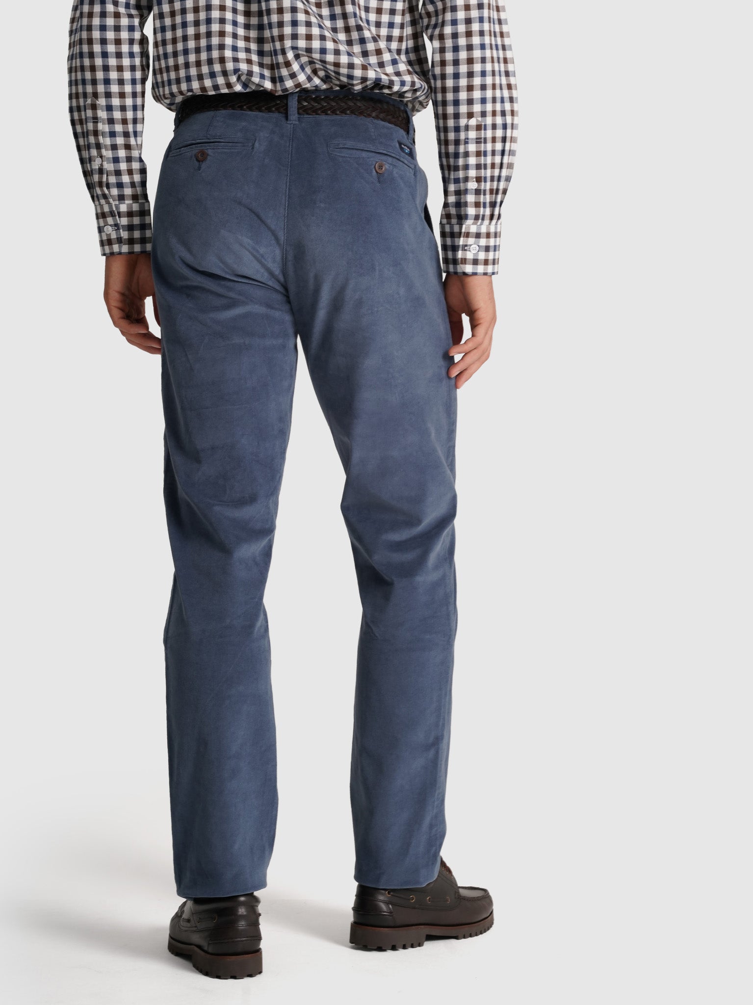PANTALÓN DE ALGODÓN AZUL CLASSIC FIT MR. AZUL