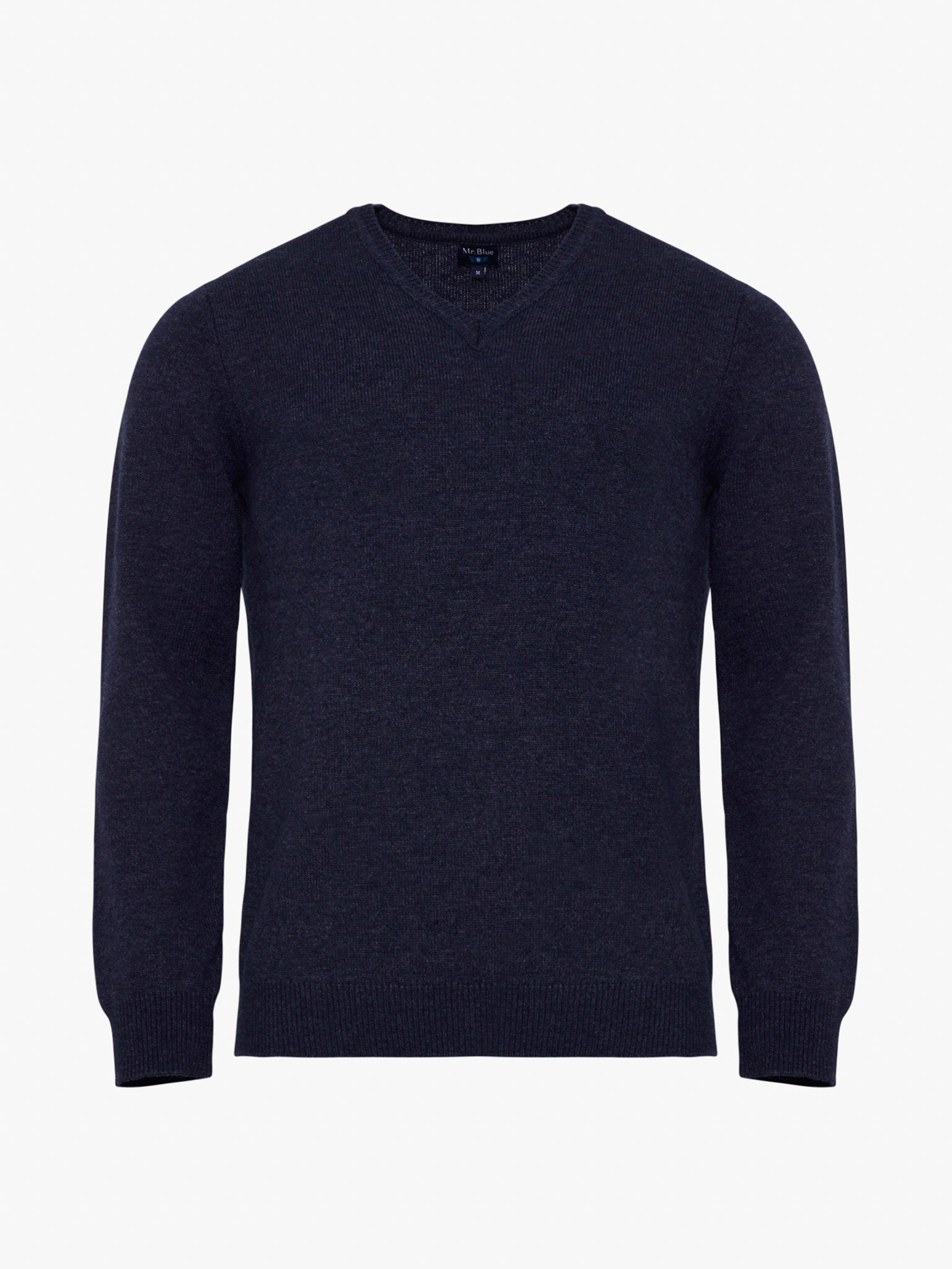 JERSEY DE LANA AZUL MANGA LARGA REGULAR FIT MR. AZUL