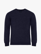 BLUE WOOL PULLOVER LONG SLEEVE REGULAR FIT MR. BLUE