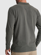 GREEN COTTON POLO LONG SLEEVE REGULAR FIT MR. BLUE