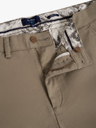 GREEN COTTON TROUSERS REGULAR FIT MR. BLUE