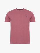 RED COTTON T-SHIRT SHORT SLEEVE REGULAR FIT MR. BLUE