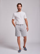 GRAY COTTON BERMUDA REGULAR FIT MR. BLUE