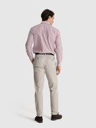 RED COTTON SHIRT LONG SLEEVE REGULAR FIT MR. BLUE