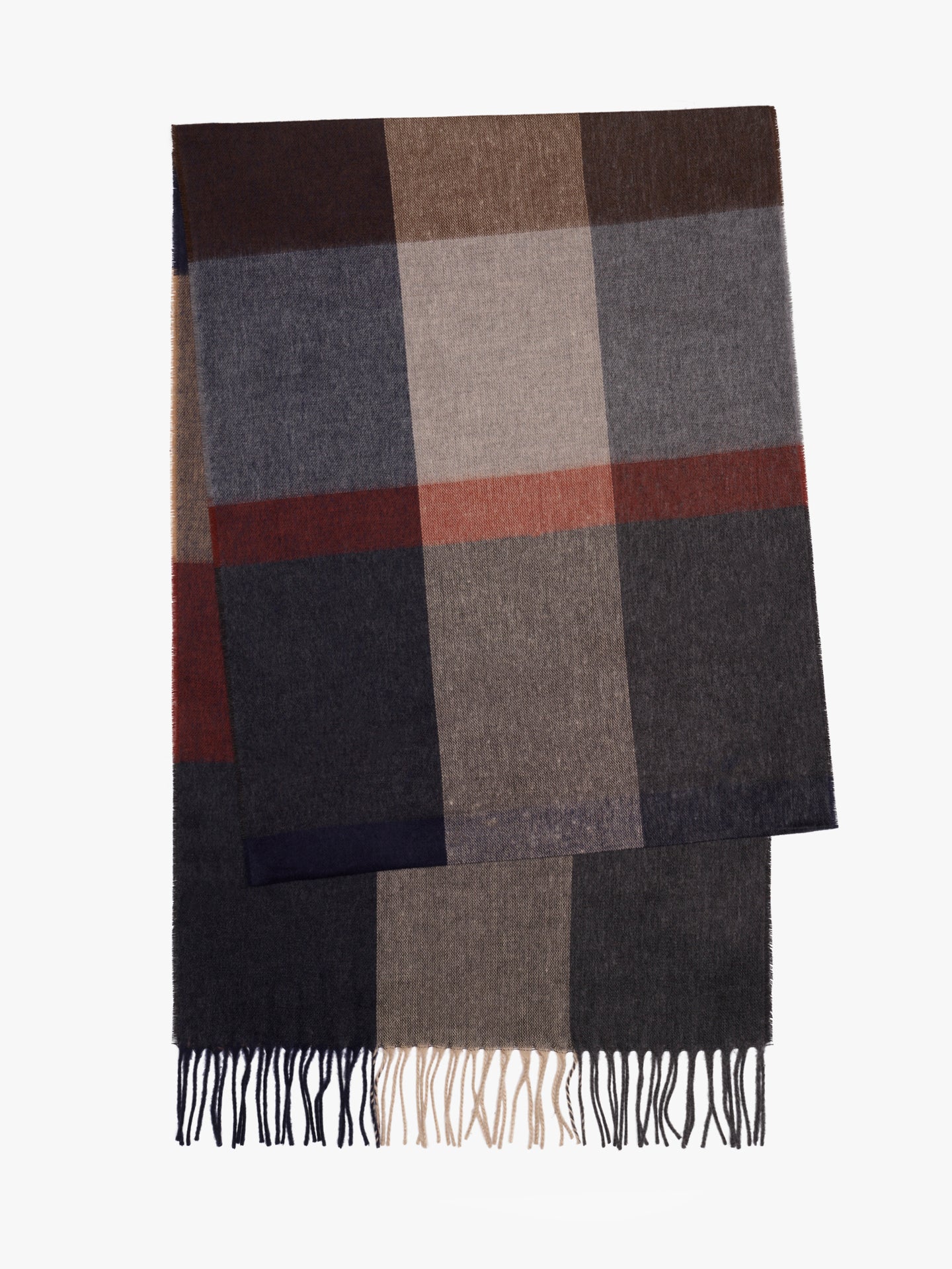 GRAY SCARF MR. BLUE