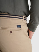 BEIGE COTTON SLIM FIT MR. BLUE