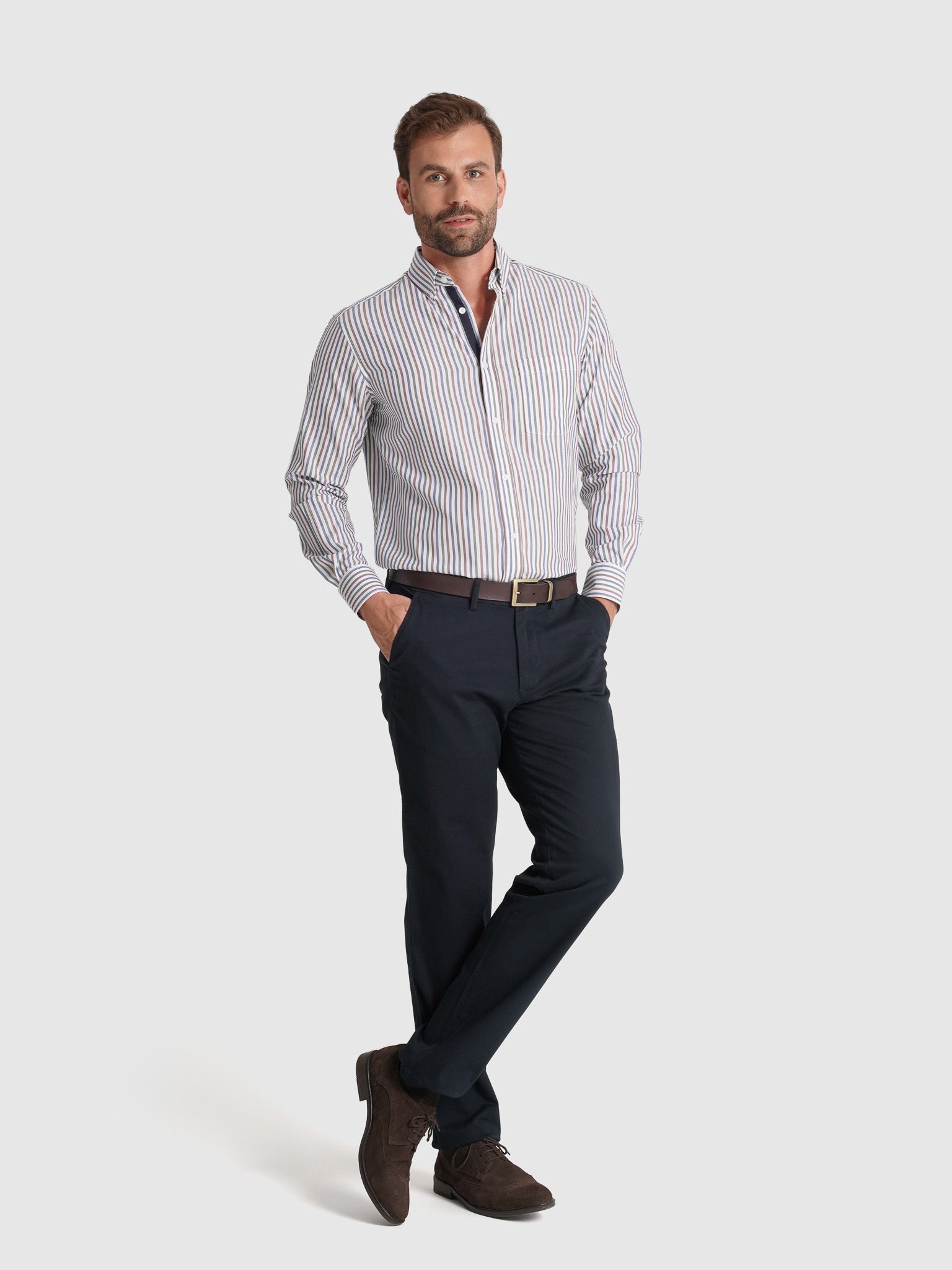 BLUE COTTON REGULAR FIT MR. BLUE