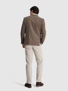 REGULAR FIT BROWN BLAZER MR. BLUE