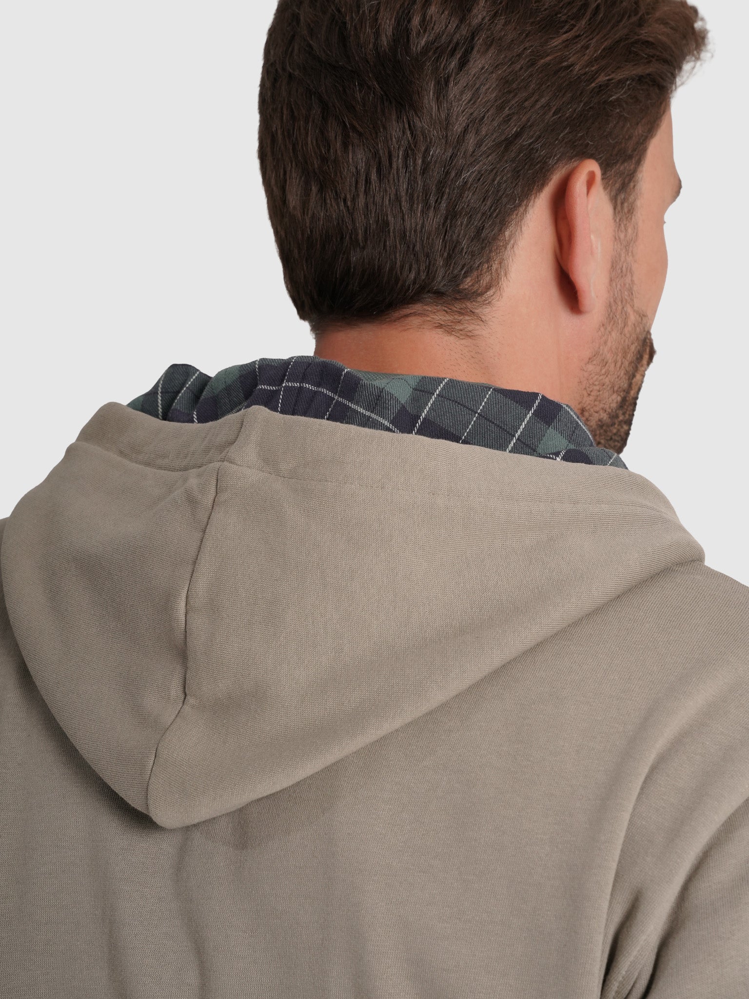 GREEN COTTON HOODIE LONG SLEEVE REGULAR FIT MR. BLUE