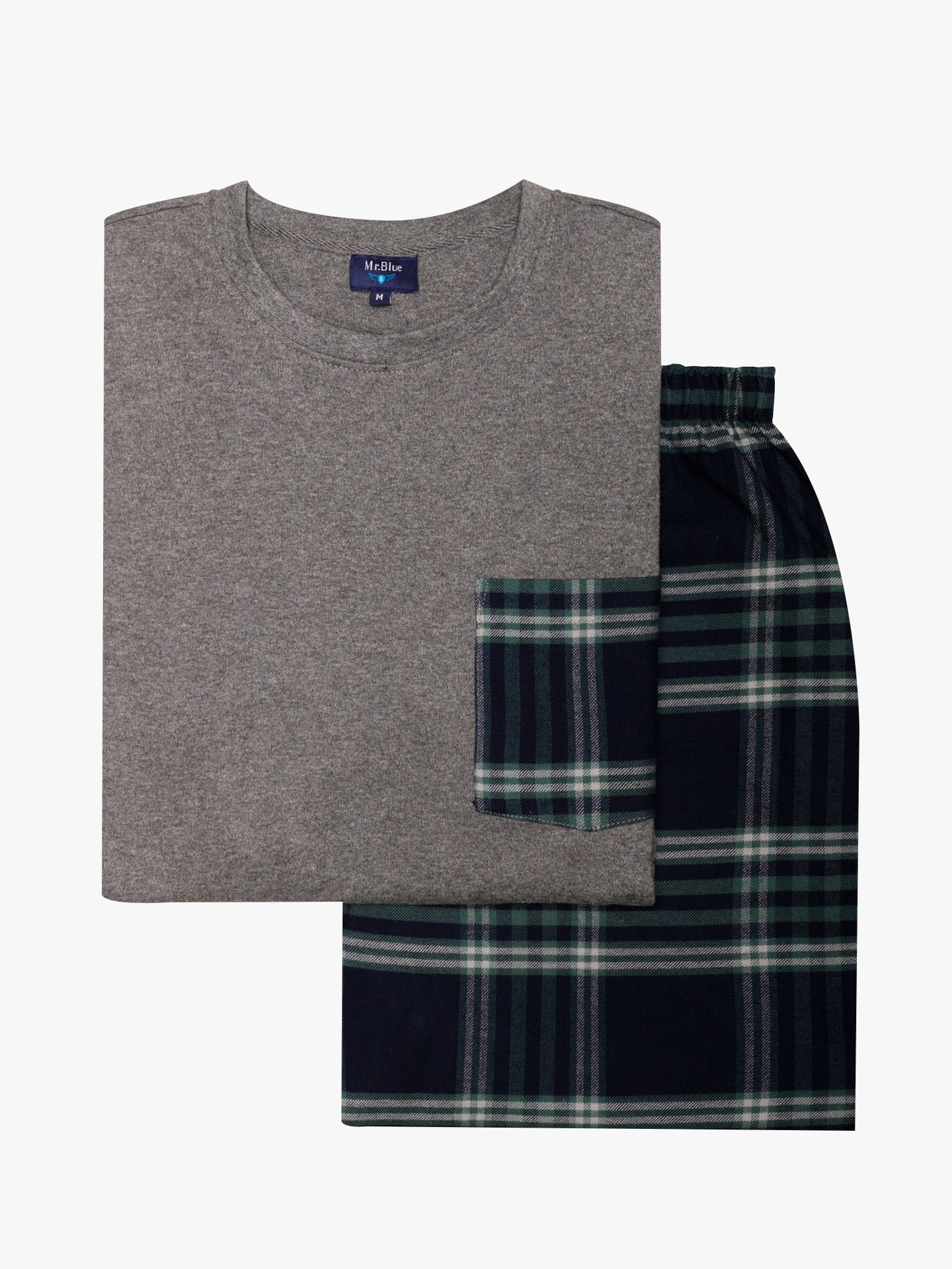 GRAY PAJAMA REGULAR FIT MR. BLUE