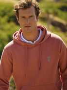 PINK COTTON HOODIE LONG SLEEVE REGULAR FIT MR. BLUE