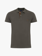 GREEN COTTON POLO SHORT SLEEVE REGULAR FIT MR. BLUE