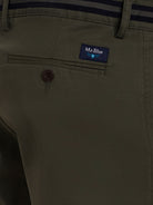 GREEN COTTON TROUSERS REGULAR FIT MR. BLUE