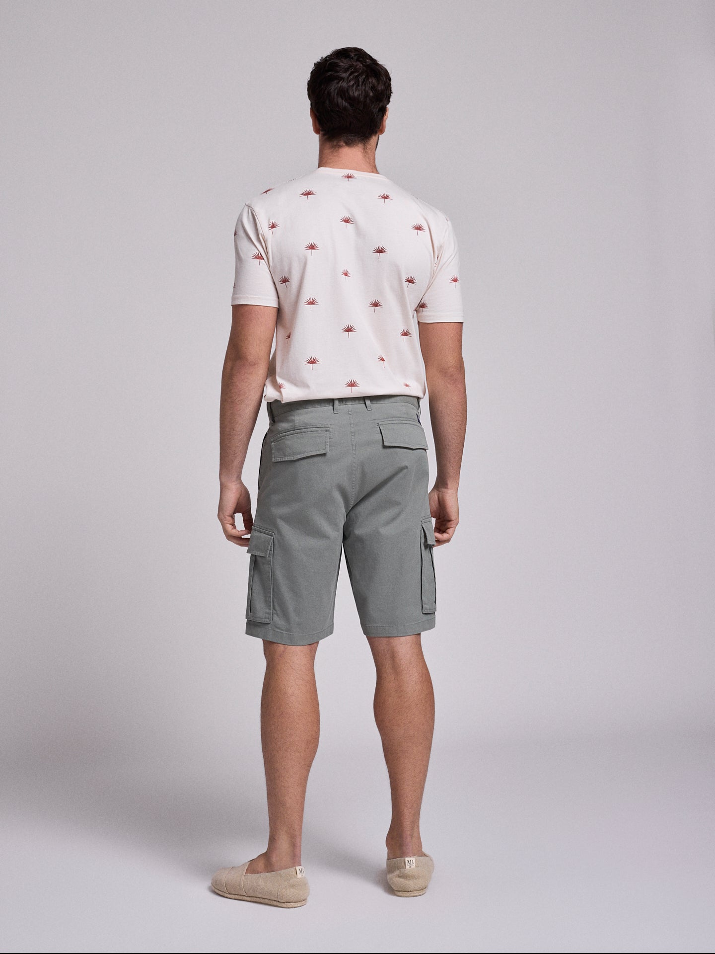 GREEN COTTON BERMUDA REGULAR FIT MR. BLUE