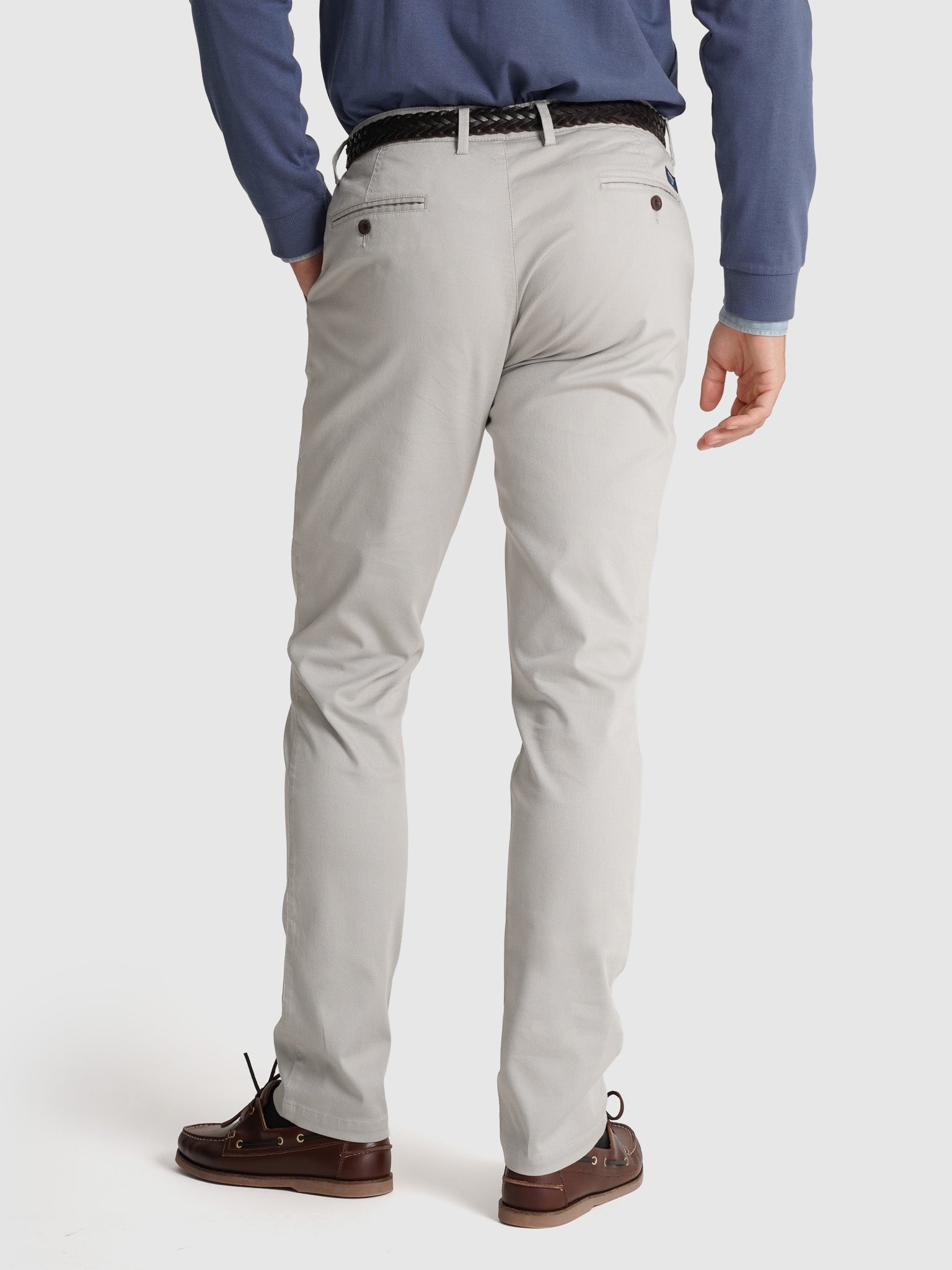 ALGODÓN GRIS SLIM FIT MR. AZUL