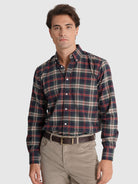 BLUE FLANNEL SHIRT LONG SLEEVE REGULAR FIT MR. BLUE