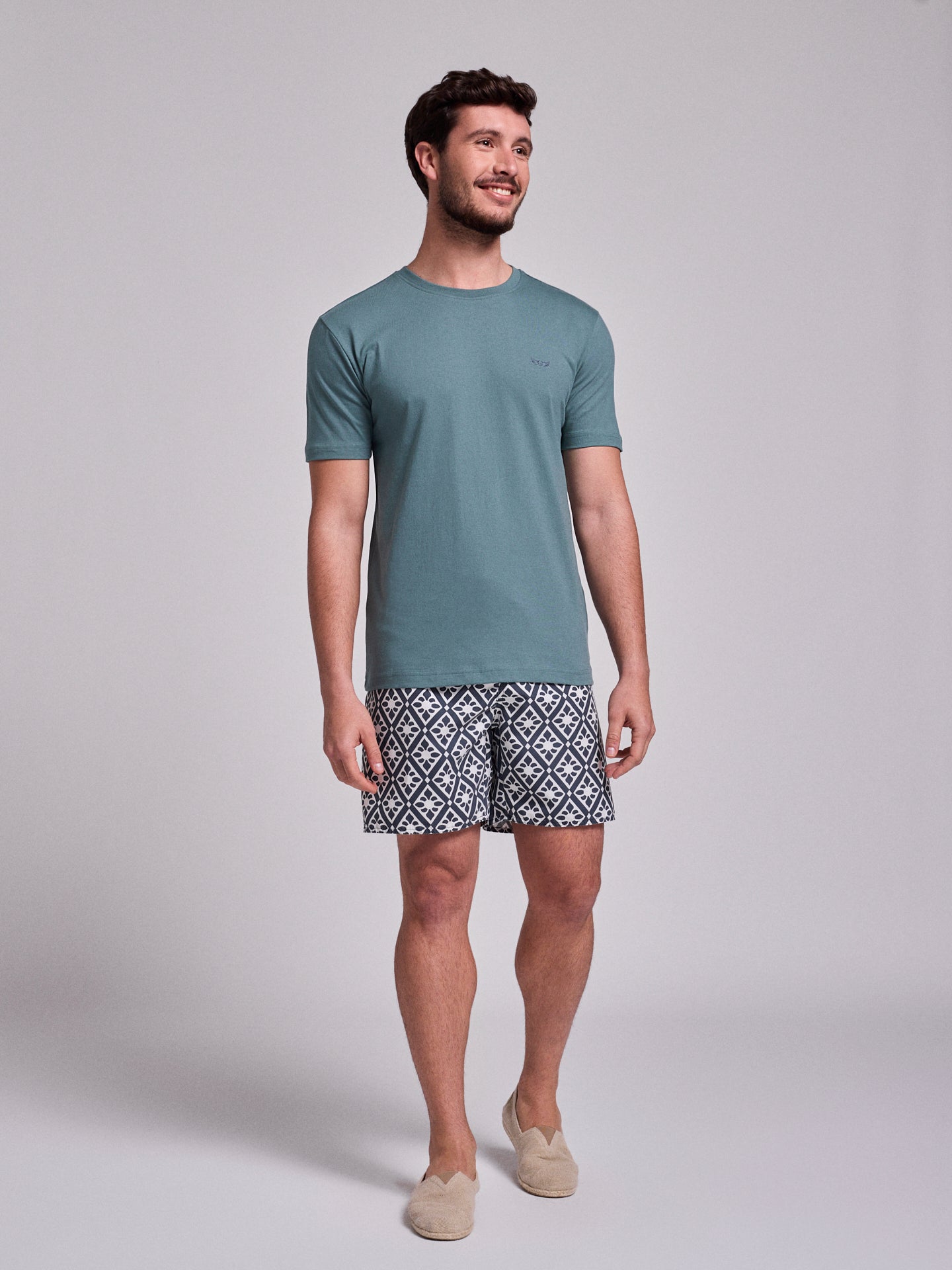 FATO BANHO AZUL REGULAR FIT MR. BLUE