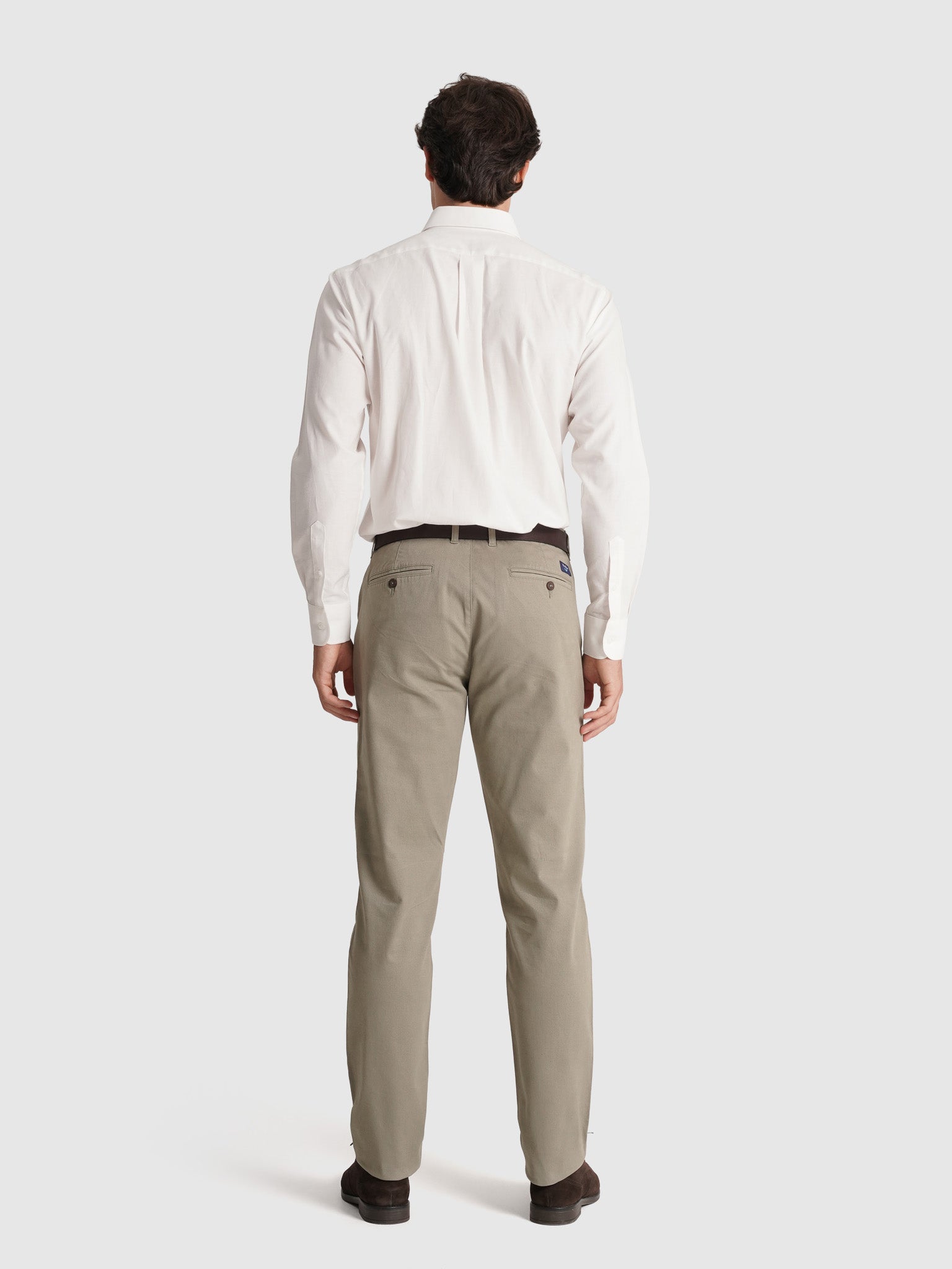 GREEN COTTON TROUSERS REGULAR FIT MR. BLUE