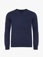 PULLOVER CAXEMIRA AZUL MANGA COMPRIDA REGULAR FIT MR. BLUE