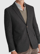 REGULAR FIT GRAY BLAZER MR. BLUE