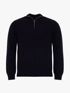 BLUE MERINO WOOL PULLOVER LONG SLEEVE REGULAR FIT MARK BELLUCCI